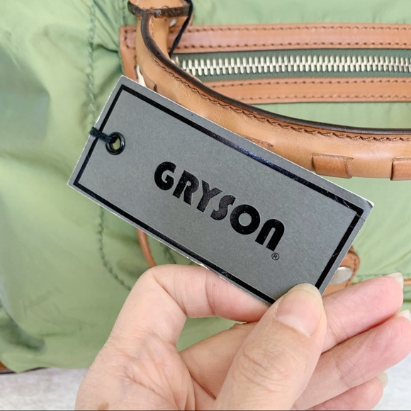 Closet Closes 11/1/22 Gryson Nylon and Leather Skye Tote Bag NWOT - Picture 8 of 10